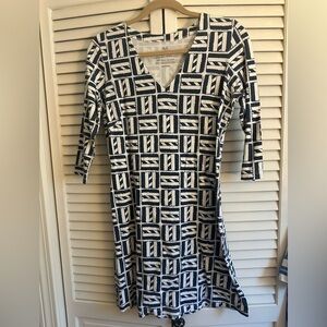Mahi Gold 3/4 Sleeve Dress